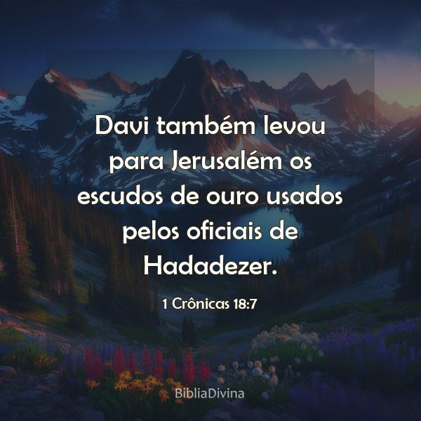 1 Crônicas 18:7