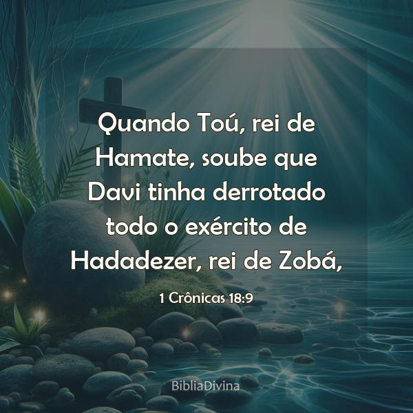 1 Crônicas 18:9