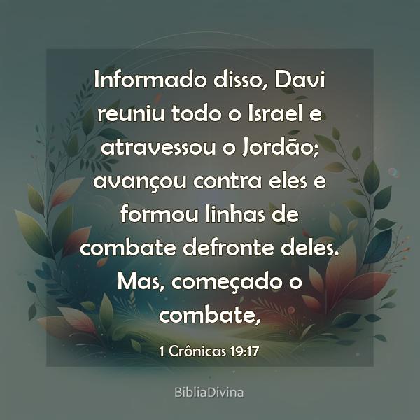 1 Crônicas 19:17