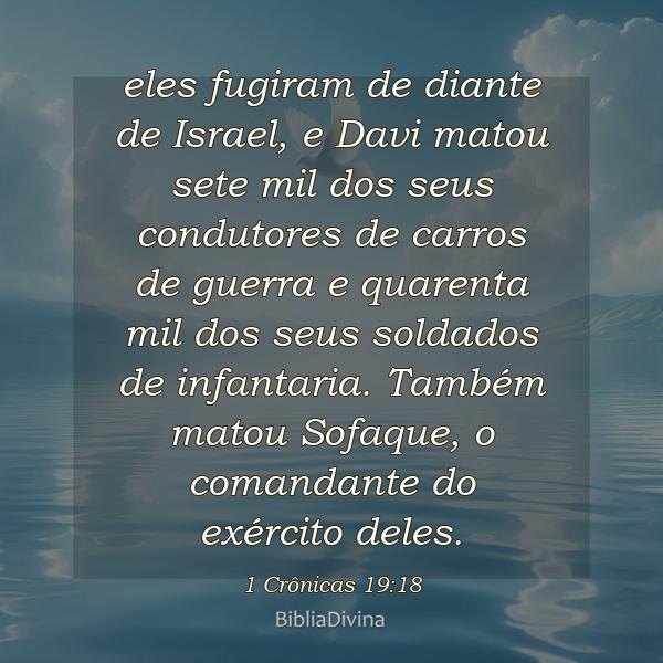 1 Crônicas 19:18