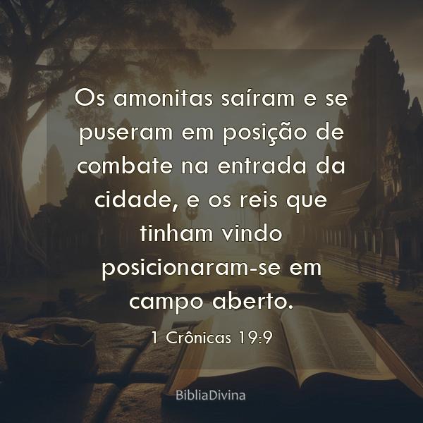 1 Crônicas 19:9