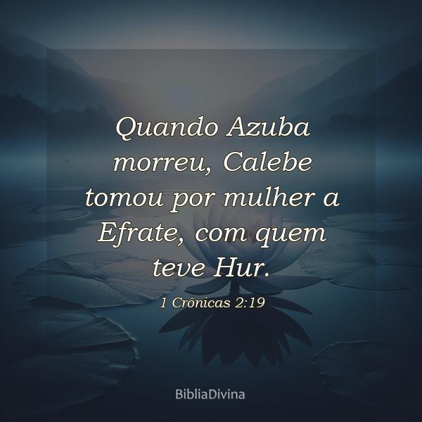 1 Crônicas 2:19