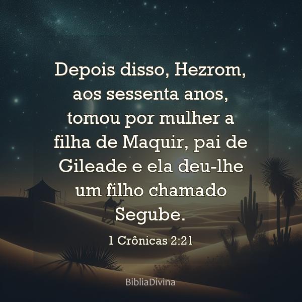 1 Crônicas 2:21