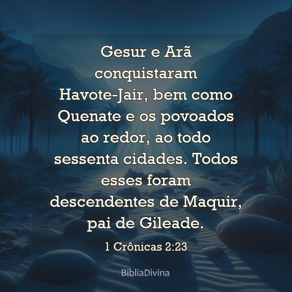 1 Crônicas 2:23