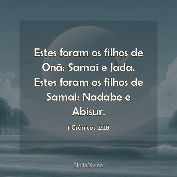 1 Crônicas 2:28