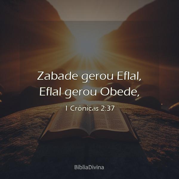 1 Crônicas 2:37