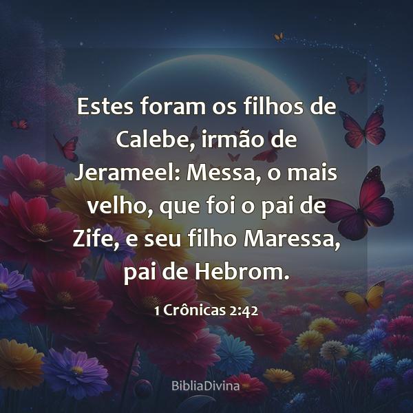 1 Crônicas 2:42