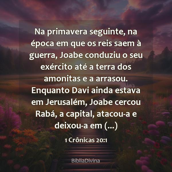 1 Crônicas 20:1