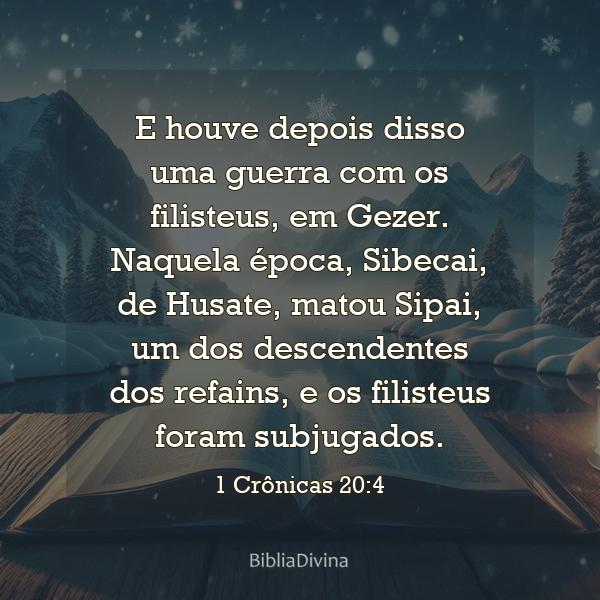 1 Crônicas 20:4