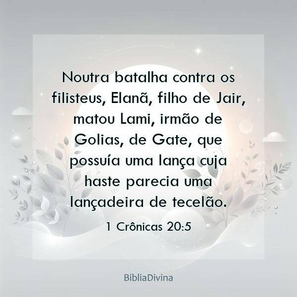 1 Crônicas 20:5