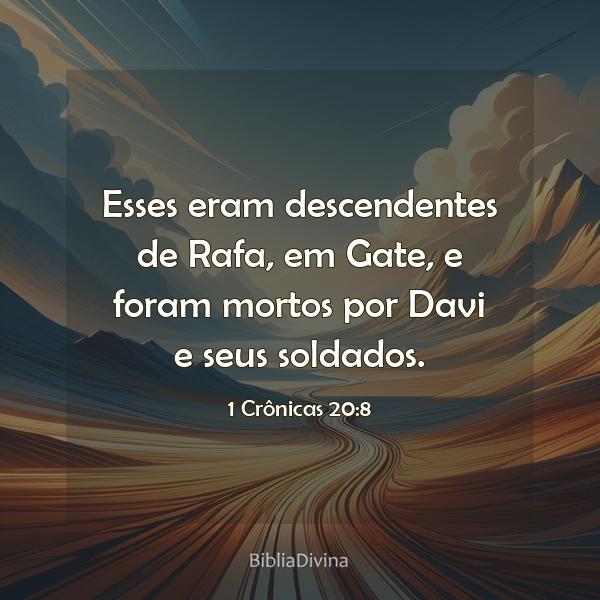 1 Crônicas 20:8