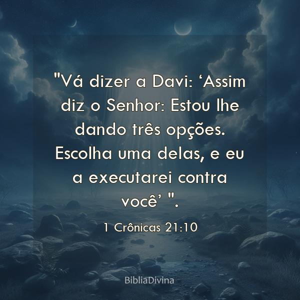 1 Crônicas 21:10