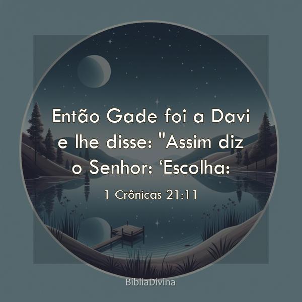 1 Crônicas 21:11