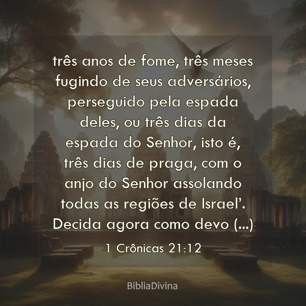 1 Crônicas 21:12