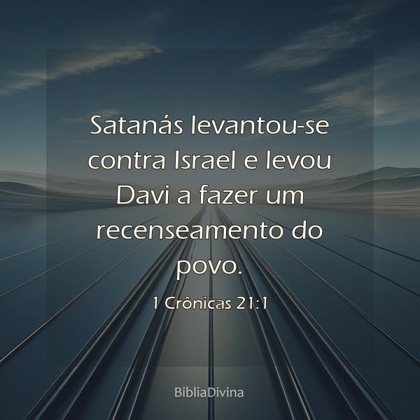 1 Crônicas 21:1