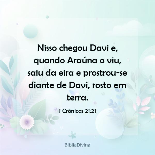 1 Crônicas 21:21