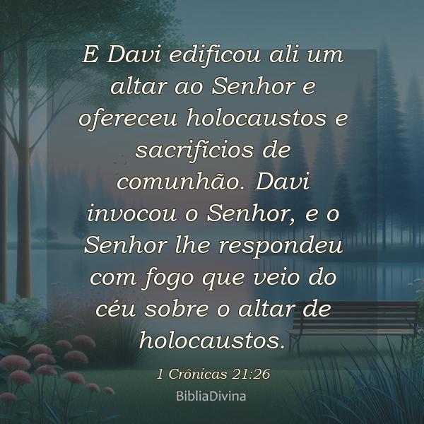 1 Crônicas 21:26