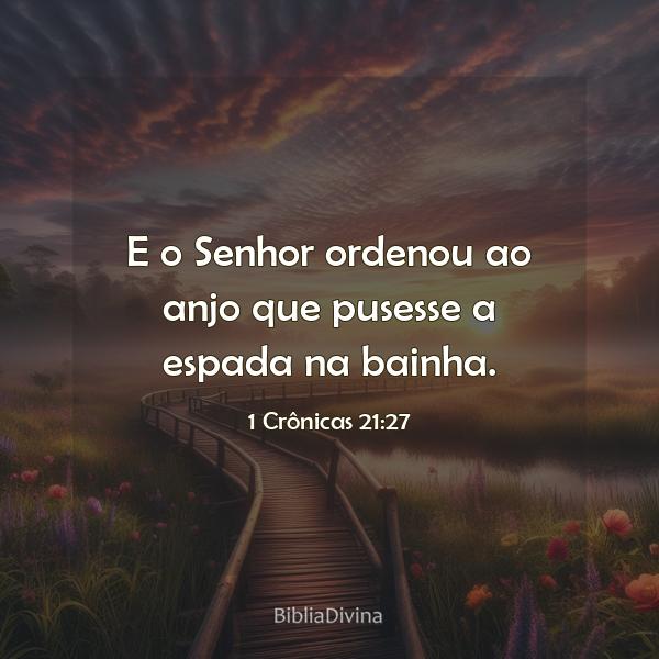 1 Crônicas 21:27