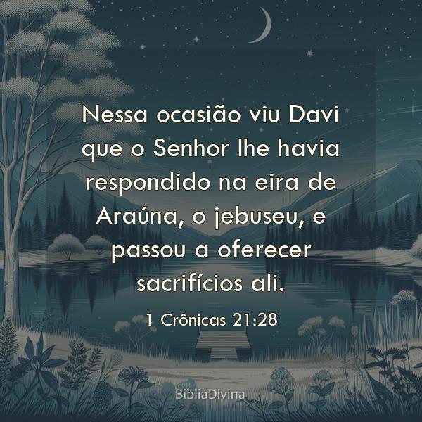 1 Crônicas 21:28