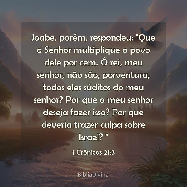 1 Crônicas 21:3