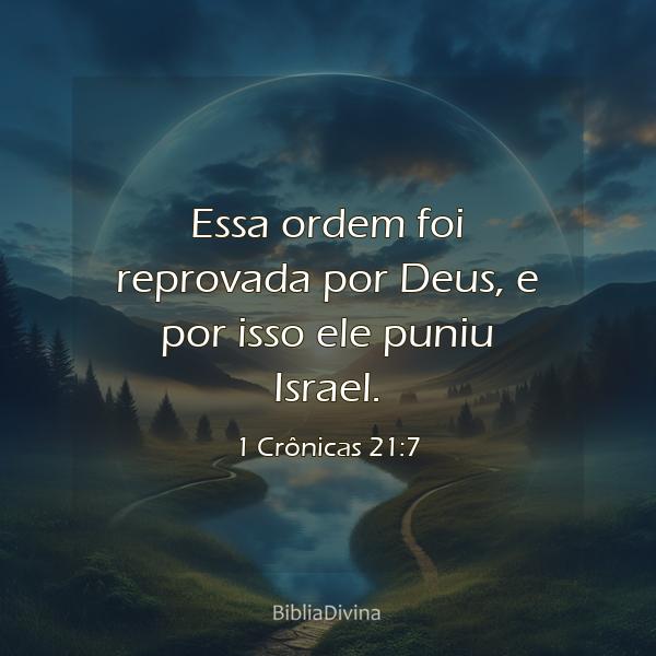 1 Crônicas 21:7