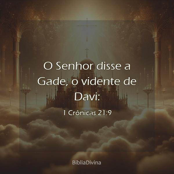 1 Crônicas 21:9