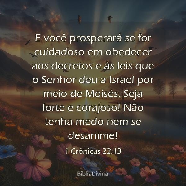 1 Crônicas 22:13