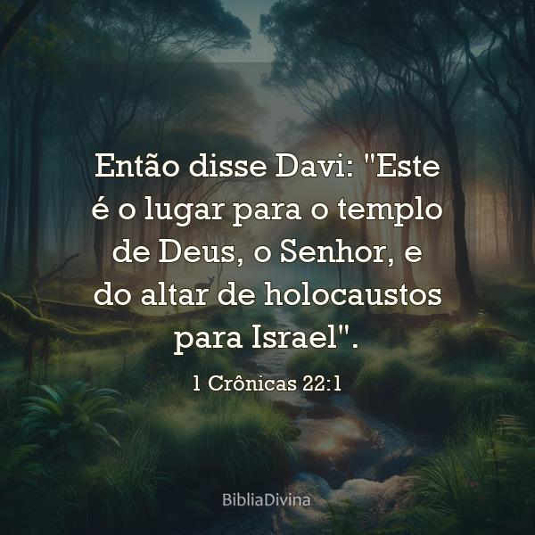 1 Crônicas 22:1