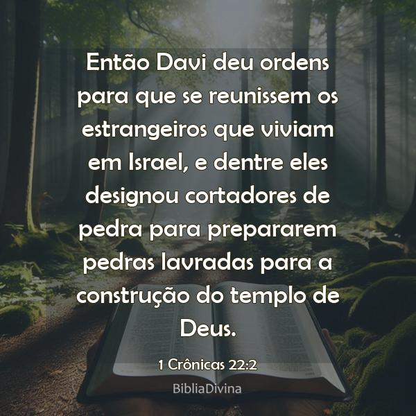 1 Crônicas 22:2