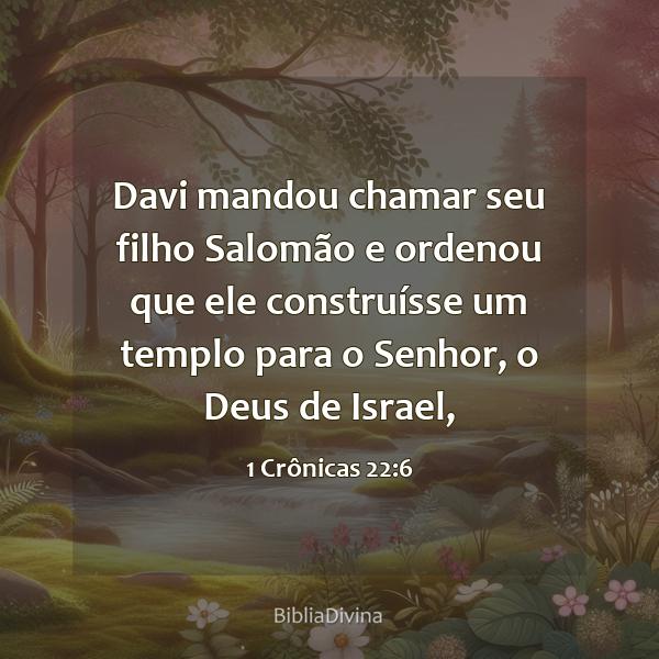 1 Crônicas 22:6