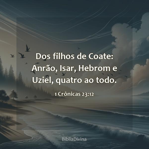 1 Crônicas 23:12