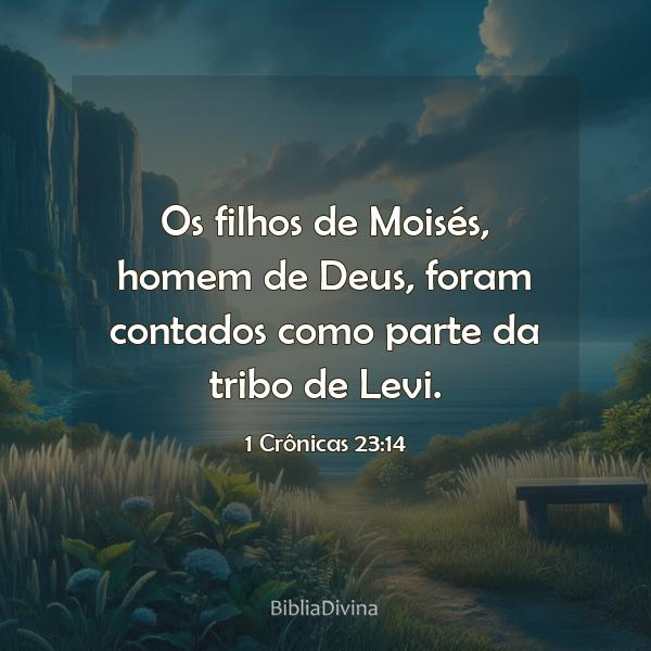 1 Crônicas 23:14