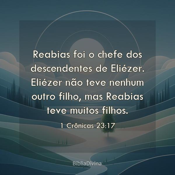 1 Crônicas 23:17