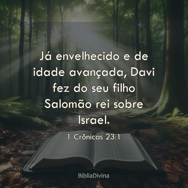 1 Crônicas 23:1