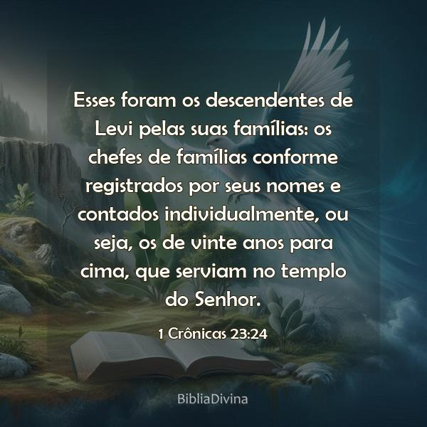 1 Crônicas 23:24