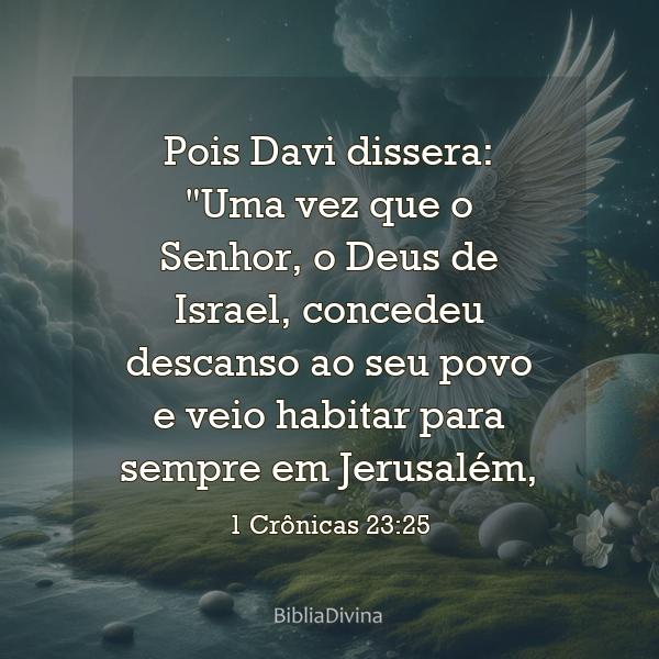 1 Crônicas 23:25