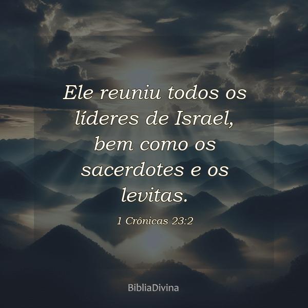 1 Crônicas 23:2