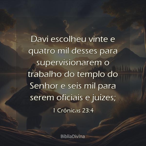 1 Crônicas 23:4