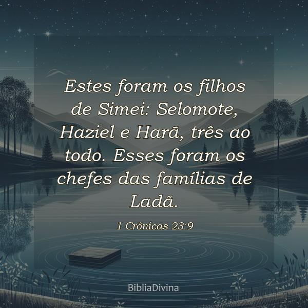 1 Crônicas 23:9