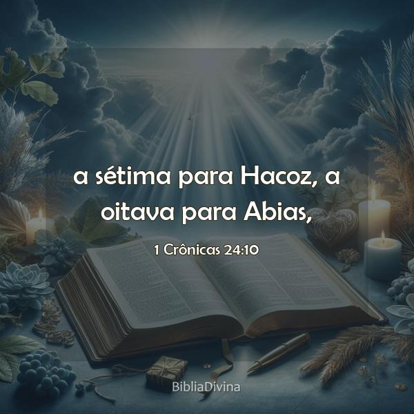 1 Crônicas 24:10