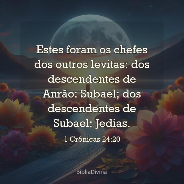 1 Crônicas 24:20