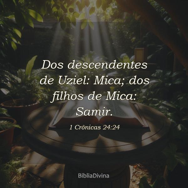 1 Crônicas 24:24