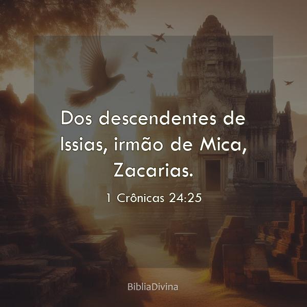 1 Crônicas 24:25