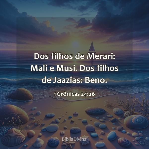 1 Crônicas 24:26