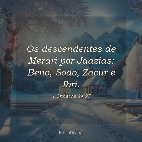 1 Crônicas 24:27