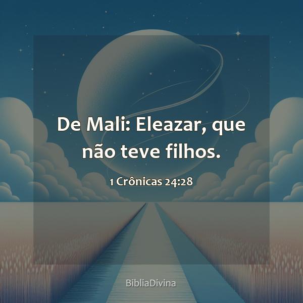 1 Crônicas 24:28