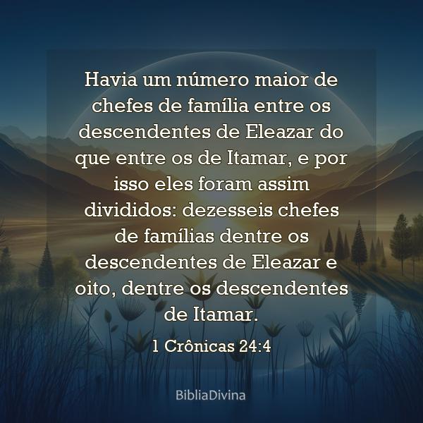 1 Crônicas 24:4