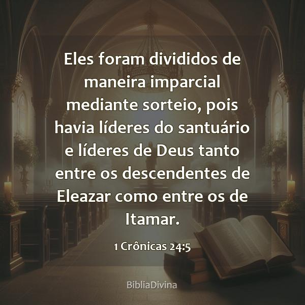 1 Crônicas 24:5