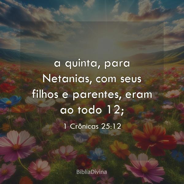 1 Crônicas 25:12