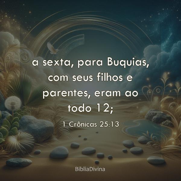 1 Crônicas 25:13